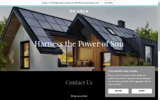 Go Sola - Headquarters website