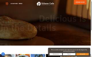 Urbane Salon & Day Spa website