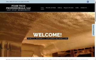 Foam Tech Professionals, LLC website