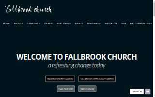 Fallbrook Family Health Center website