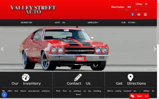 Valley Street Auto Sales website