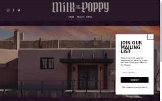 Milk of the Poppy website
