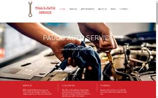 Paul's Auto Service of Las Vegas website