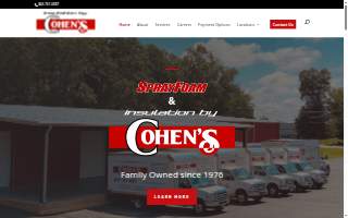 Insulation by Cohen's of Moncks Corner website