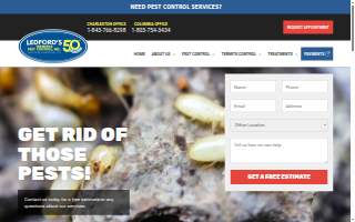 Ledford's Termite & Pest Control website