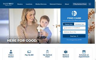 Sanford 32nd & Ellis Acute Care and Orthopedic Fast Track Clinic website