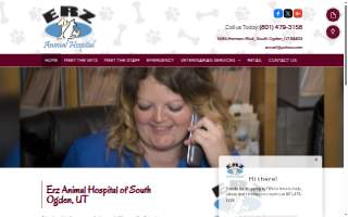 Erz Animal Hospital of Ogden website