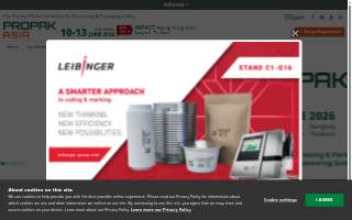 ProPack Logistics website