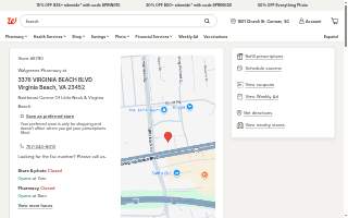 Walgreens of Virginia Beach website