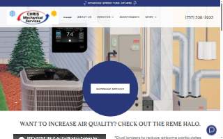 Chris Mechanical Services website