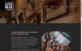 Katie Blue Salon website