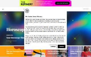 The Refinery Salon & Spa website