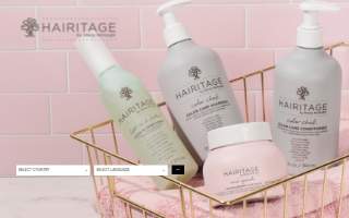 Hairitage House Hair Salon, LLC and Hair Restoration website
