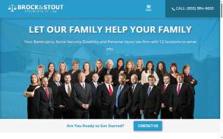 Brock & Stout Attorneys at Law website
