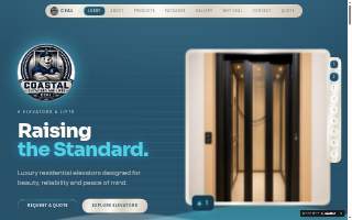 Coastal Elevators & Lifts, LLC website