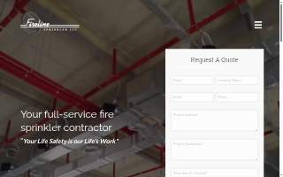 Fireline Sprinkler LLC website