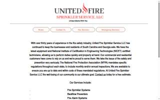 United Fire Sprinkler Service LLC website