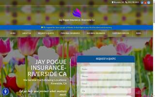 Jay Pogue Insurance- Riverside Ca website