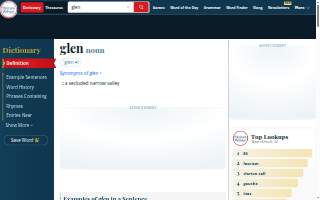 Glen Shelly website