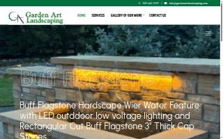 Garden Art Landscaping website