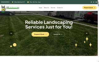 AOK Landscaping LLC website
