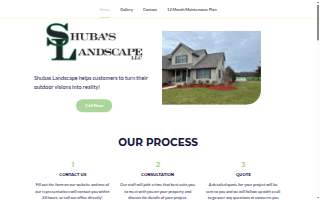 Shuba's Landscape LLC website