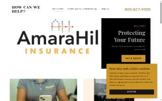 AmaraHil Insurance website