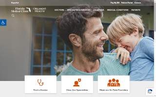 Florida Medical Clinic Orlando Health - Internal and Family Medicine website