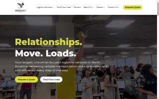 Beemac Logistics St. Petersburg website