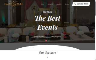Macon Banquet website