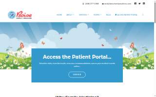 Boise Family Medicine website