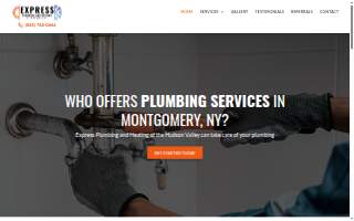 Express Plumbing Heating & Air website