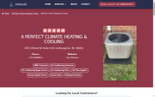 A Perfect Climate Heating & Cooling website