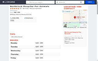 Northrock Hospital for Animals website