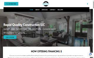 Rapid Quality Construction LLC website