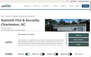 Summit Fire & Security website