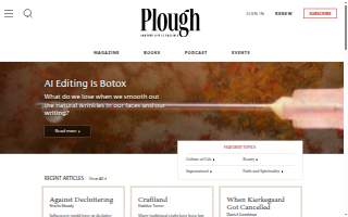 The Plough and Stars website