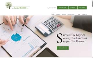 A Little Faith Accounting & Tax Services website