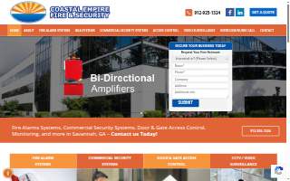 Coastal Empire Fire & Security of Savannah website