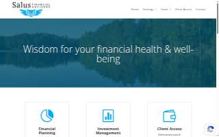Salus Financial Advisors Minneapolis website