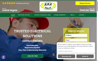 AAA Electric website