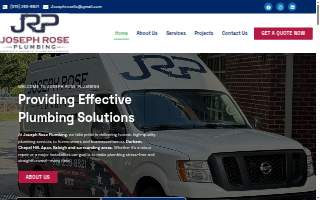 Joseph Rose Plumbing website