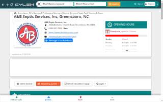 A&B Septic Services, Inc website