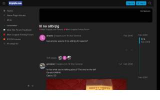 The Alibi Tiki Lounge website