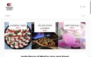 Convenient Catering NJ of Trenton website