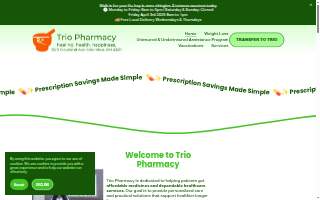 Trio Pharmacy website