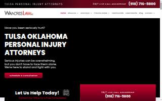 Wandres Law Injury and Accident Attorneys website