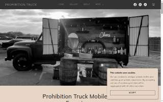 Prohibition Truck website