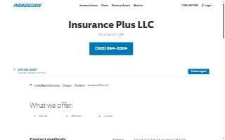 Insurance Plus LLC website