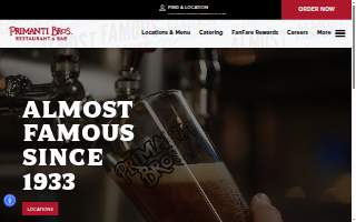 Primanti Bros. Restaurant and Bar website